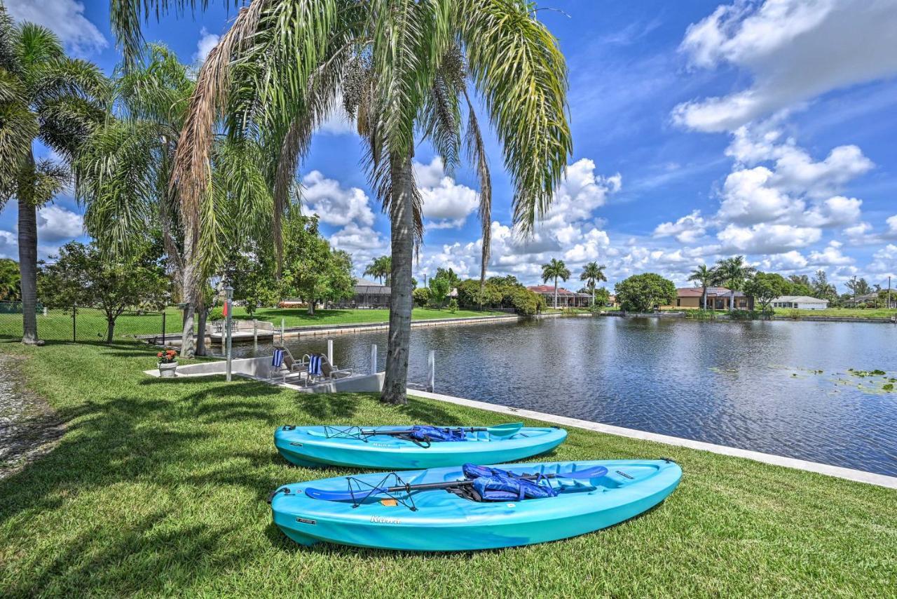 Pet-Friendly Escape With Dock And Kayaks In Cape Coral Villa Buitenkant foto